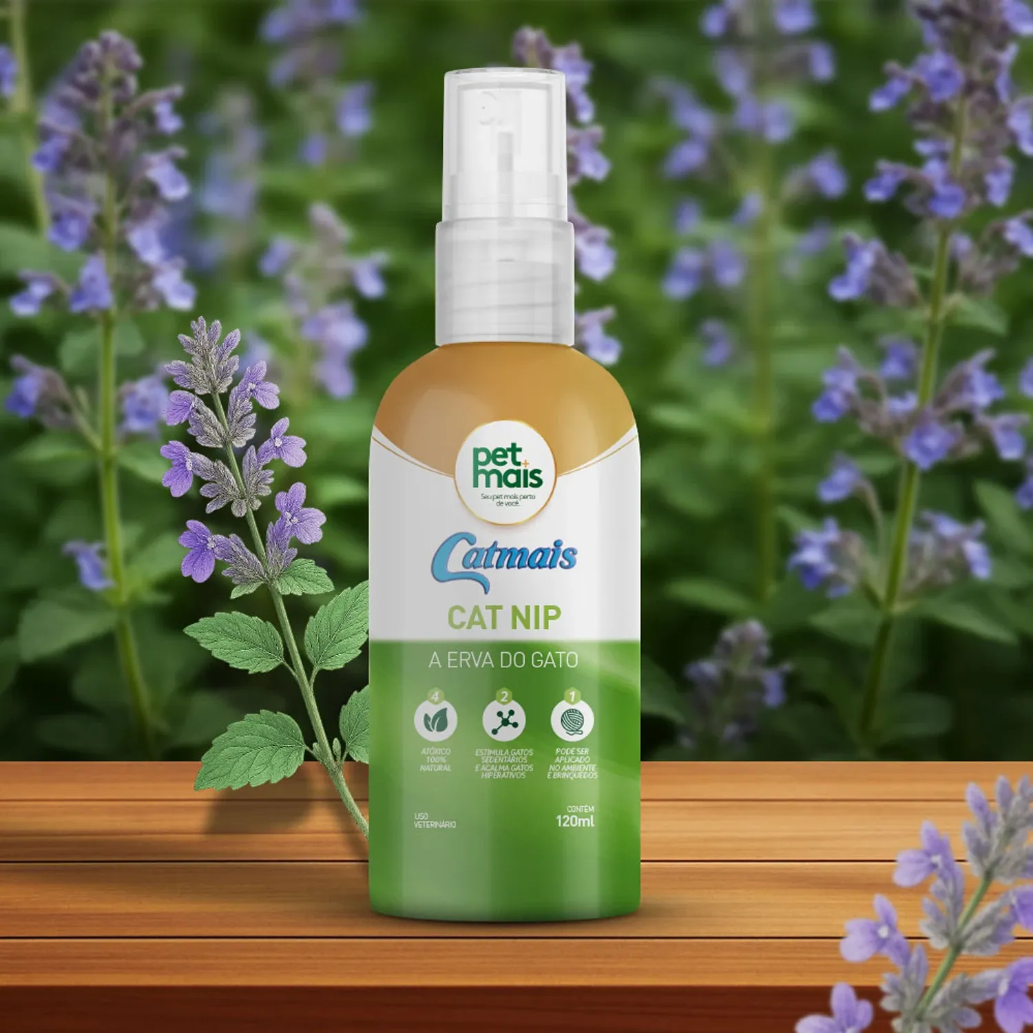 Catmais Cat nip Erva do Gato Spray Petmais Ambiente